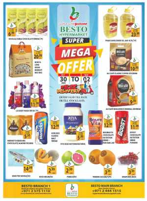Super mega offer In Besto Hypermarket Abu Dhabi