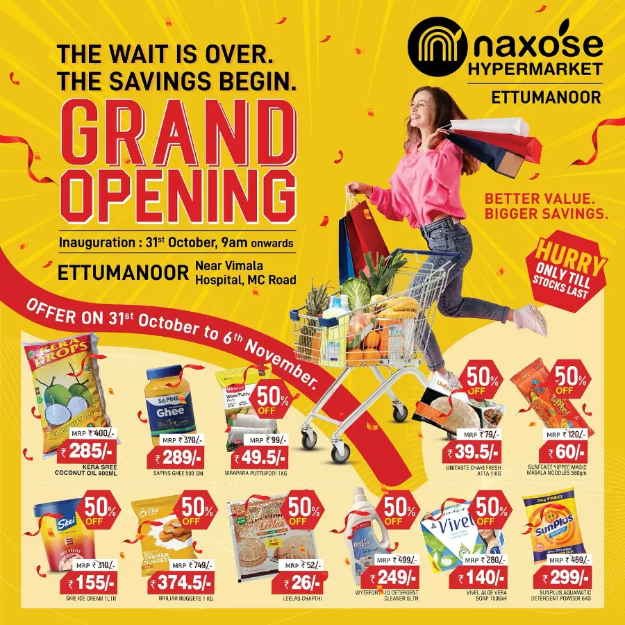 Grand opening In Naxose Kottayam