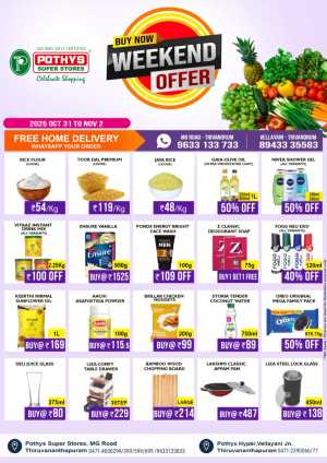 Weekend offer In Pothys Superstores Trivandrum