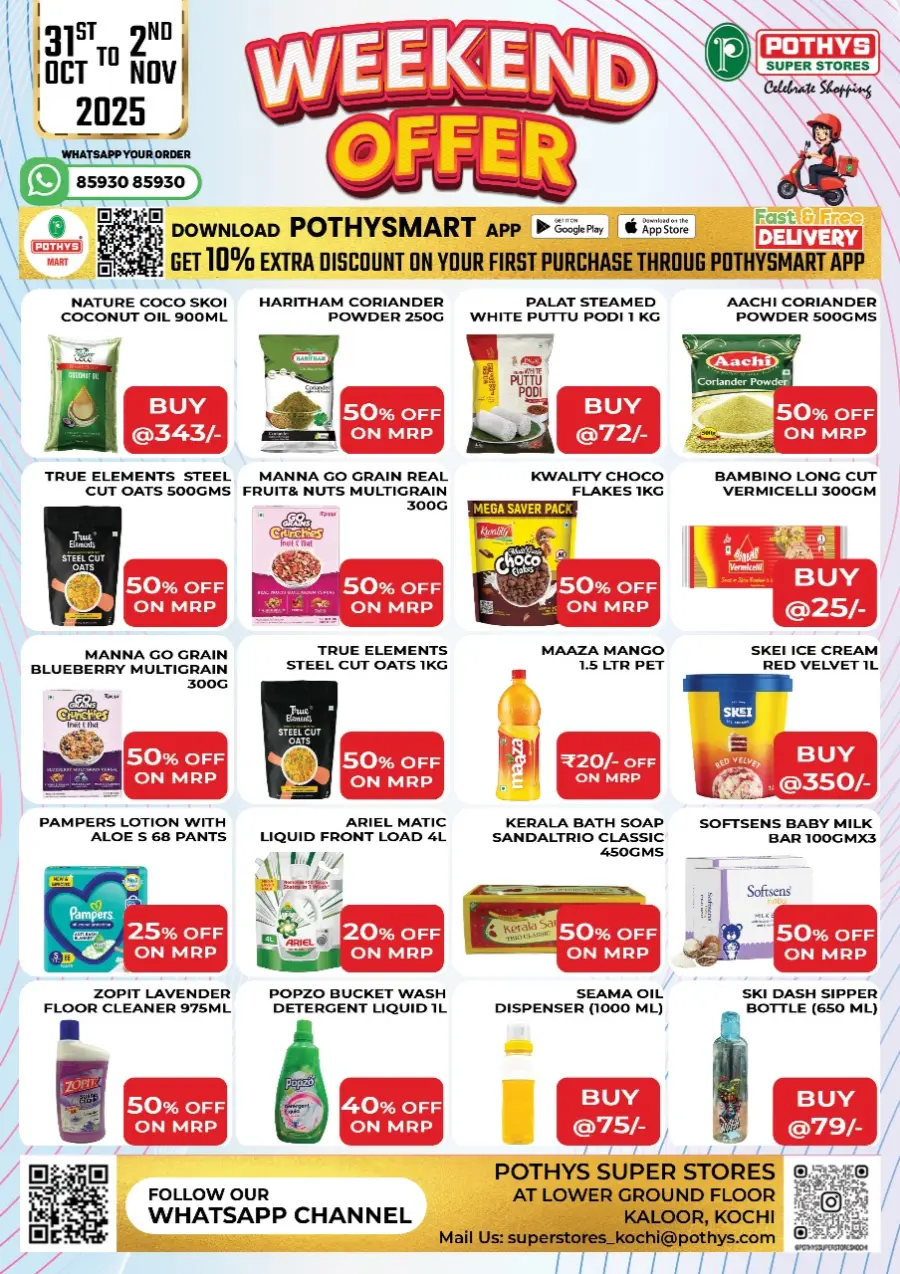 Weekend offer In Pothys Superstores Ernakulam