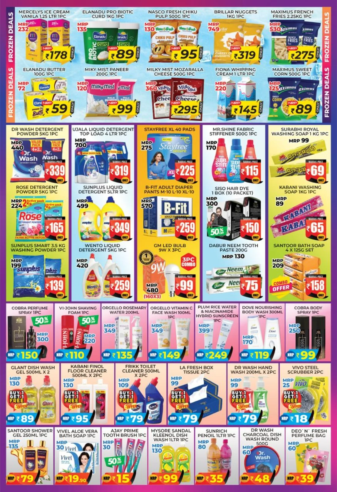 October Price Crash In Nabras Hypermarket Kannur