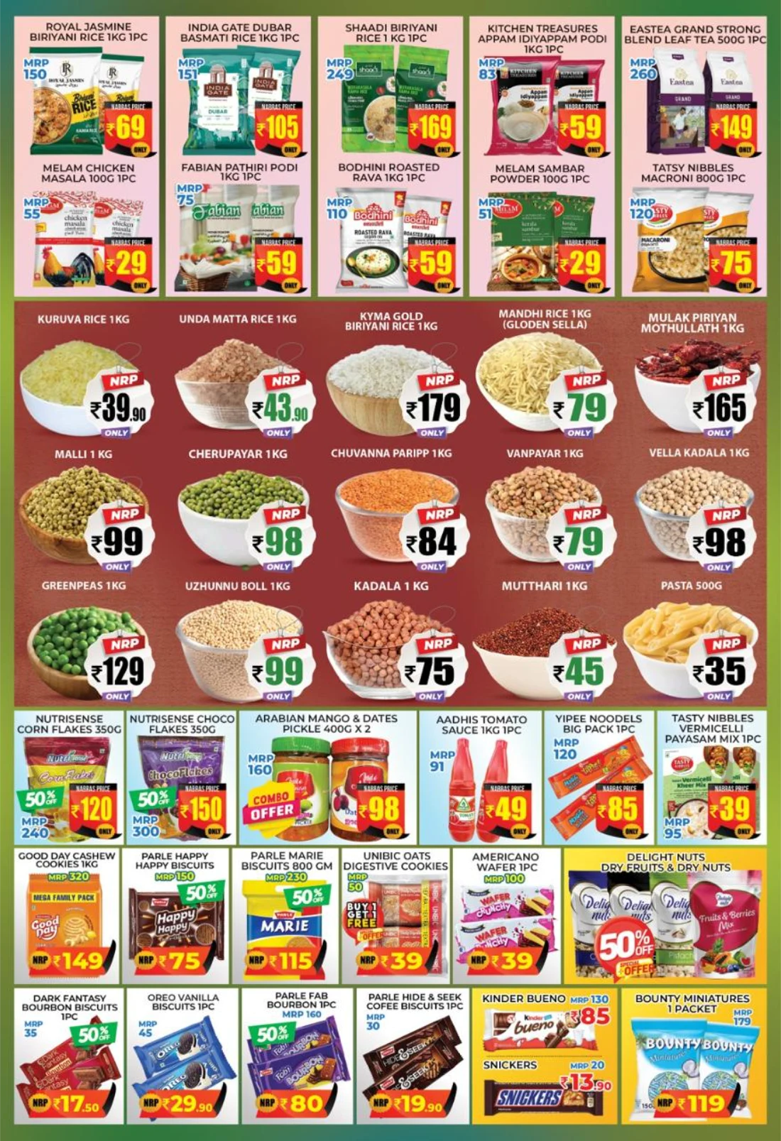 October Price Crash In Nabras Hypermarket Kannur