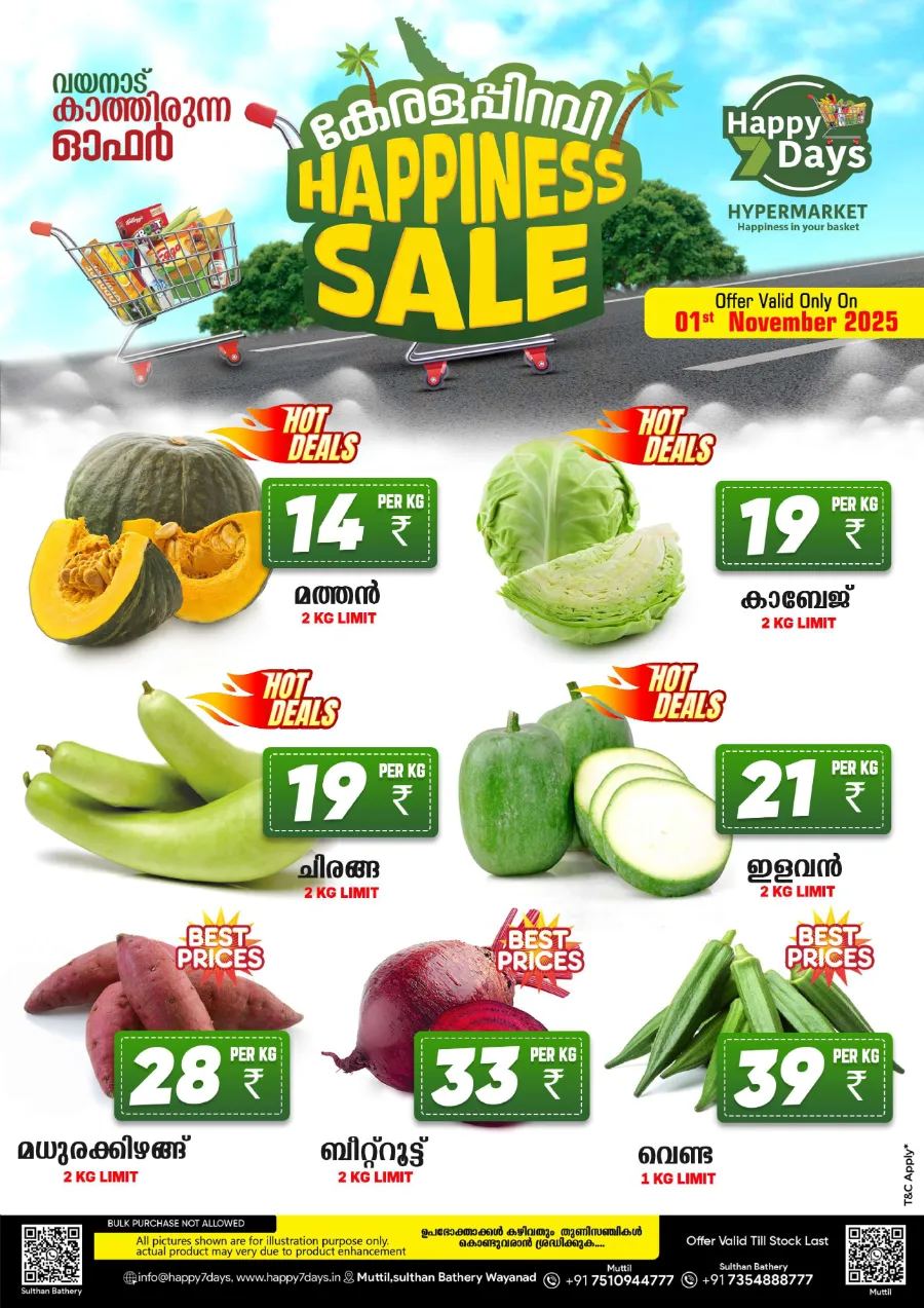 Happiness Sale In Happy 7 Days Wayanad