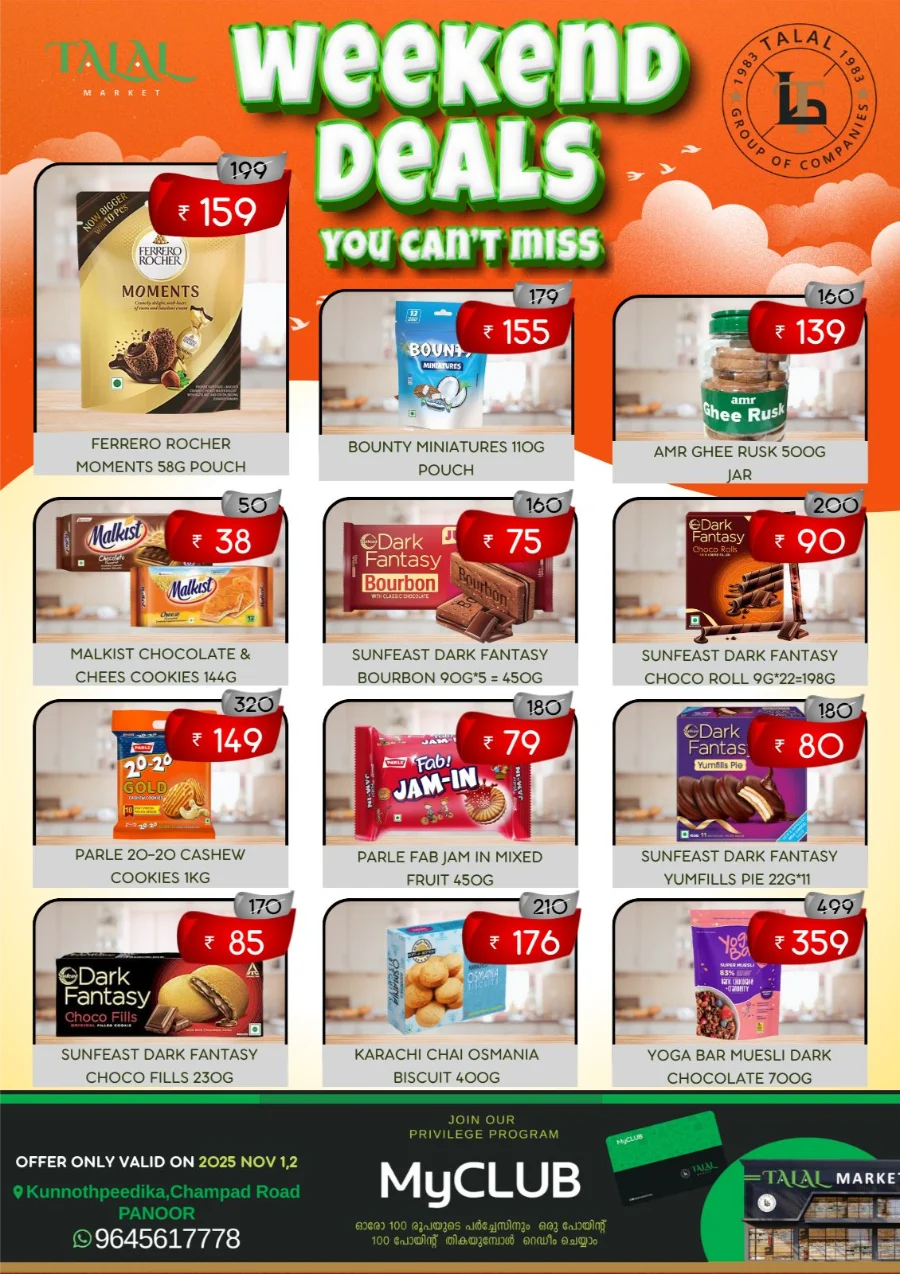 Weekend Deals In TALAL Market Kannur