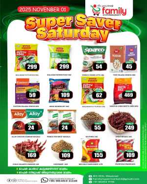 Super Saver Saturday In Family hypermart Wayanad