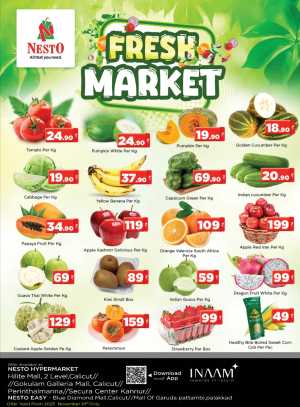 Fresh Market In Nesto Hypermarket Kannur