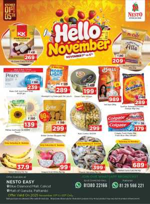 Hello November Deals In Nesto Hypermarket Calicut