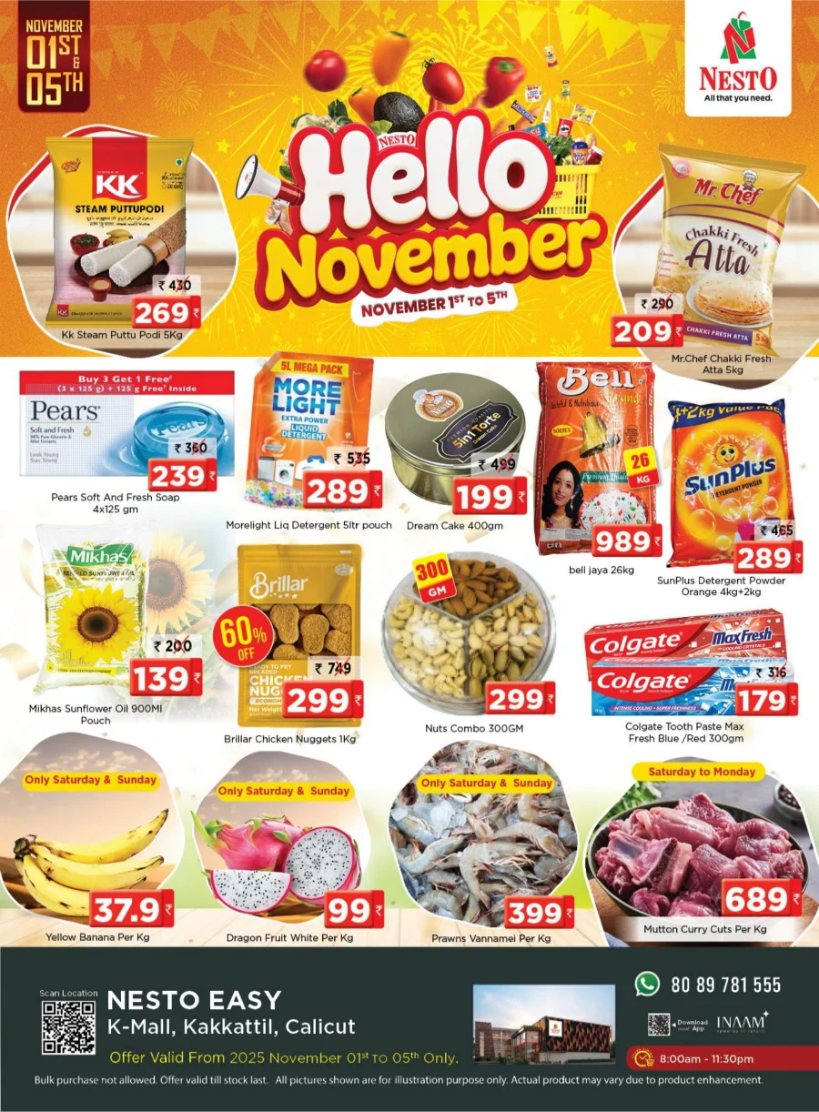 Hello November Deals In Nesto Hypermarket Calicut