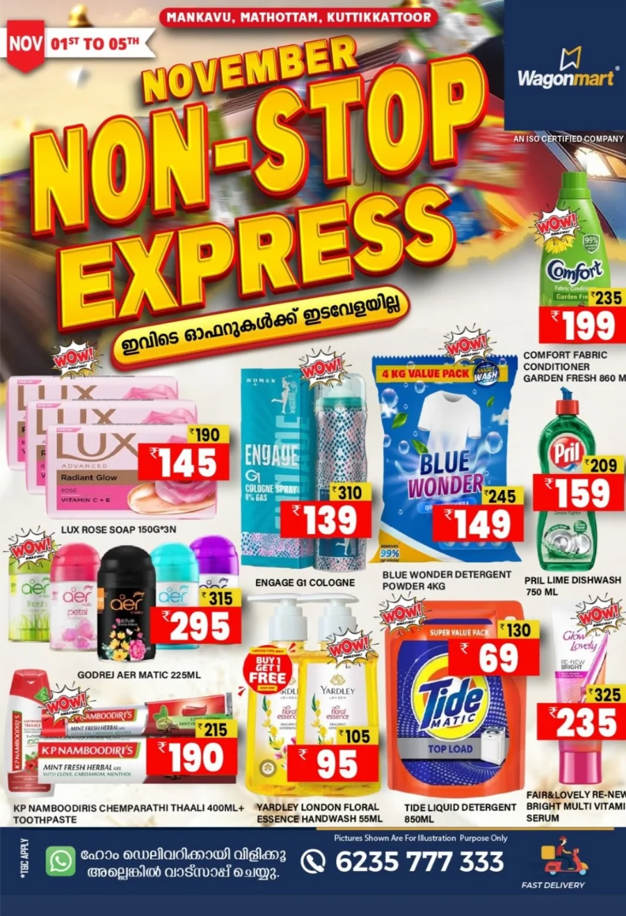 November Non-Stop Express Deals In Wagonmart Calicut