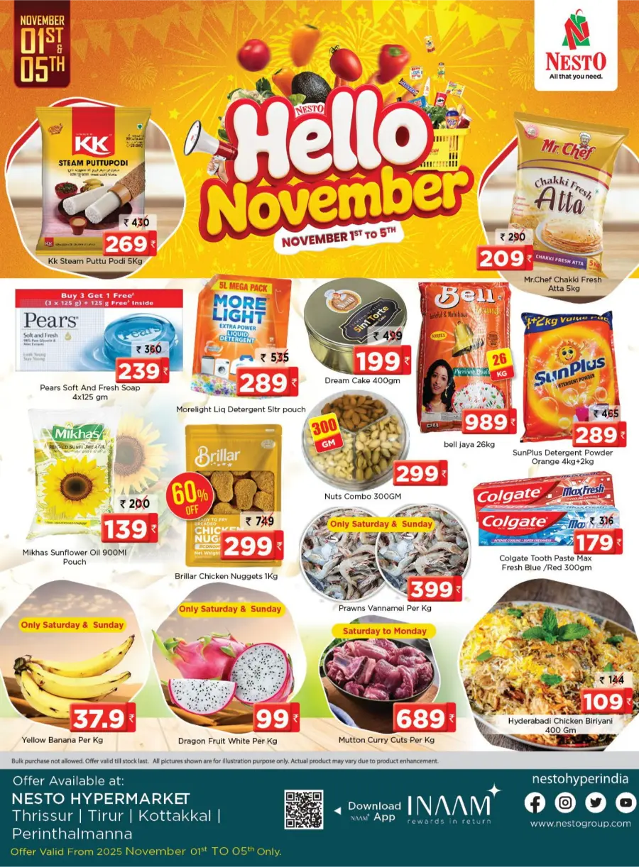 Hello November Deals In Nesto Hypermarket Thrissur