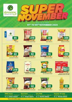 Super november In Greens Hypermarket Calicut