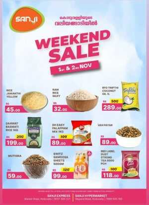 Weekend Sale In Sanji Hypermarket Calicut