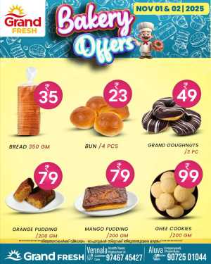 Bakery Offers In Grand Hypermarket Ernakulam