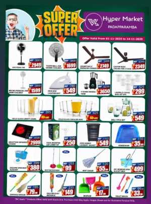 Super sale In VL Supermarket Malappuram