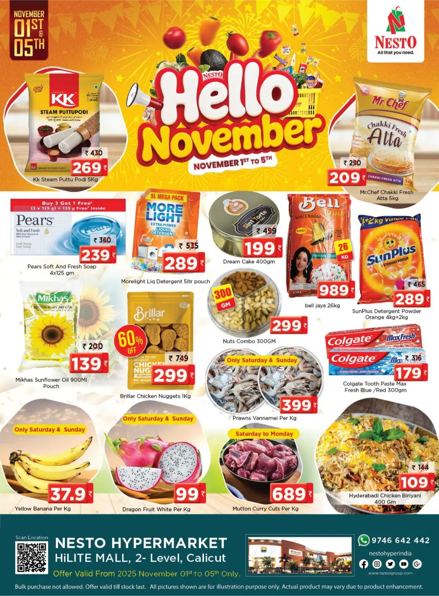 Hello November Deals In Nesto Hypermarket Calicut