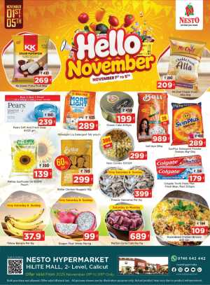 Hello November Deals In Nesto Hypermarket Calicut