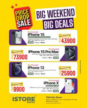Big Weekend Big Deals In iStore Digital Kannur