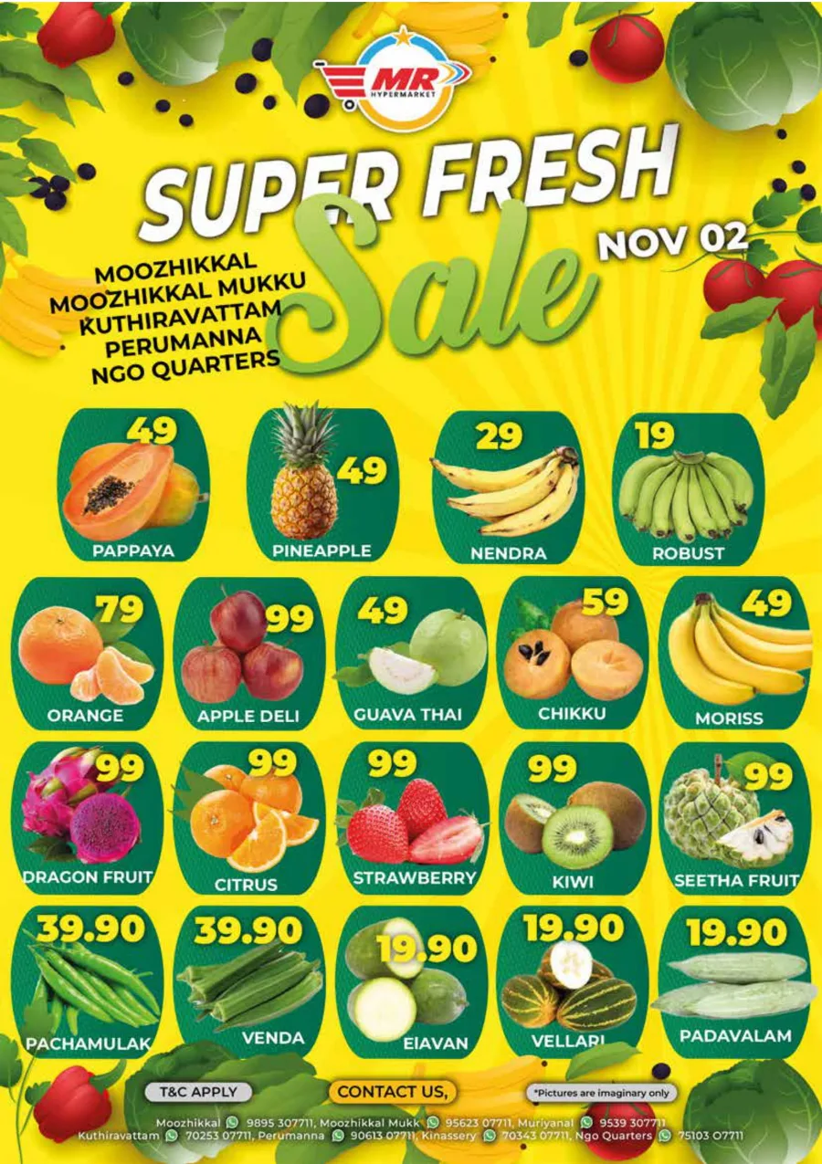 Fresh Deals In MR Hypermarket Calicut