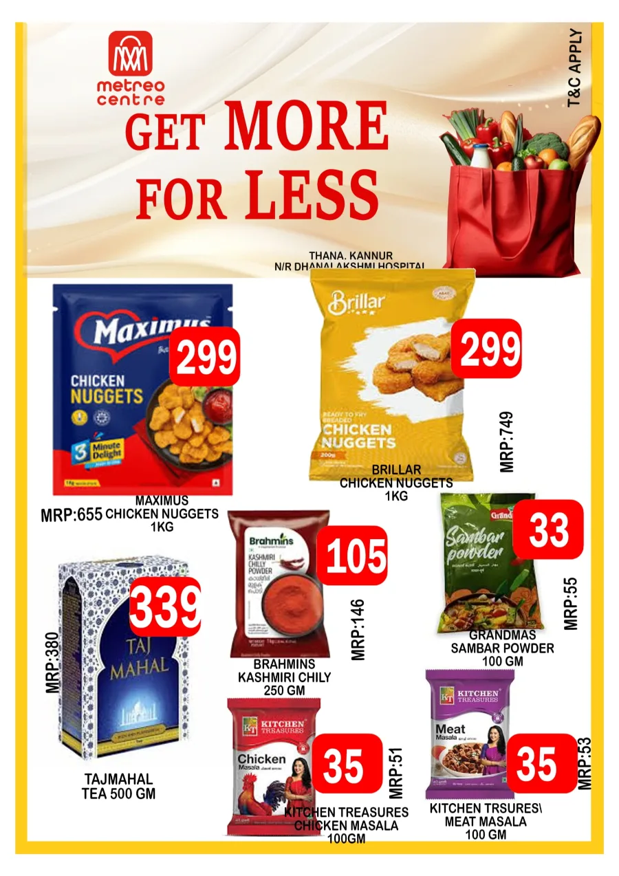 Sunday Deals In Metro Centre Kannur