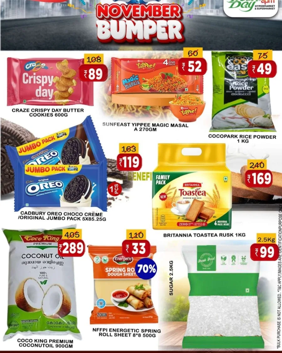 November Bumper Offer In Freshday Hypermarket Malappuram