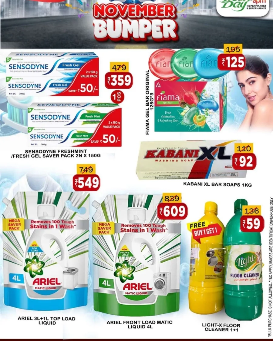 November Bumper Offer In Freshday Hypermarket Malappuram