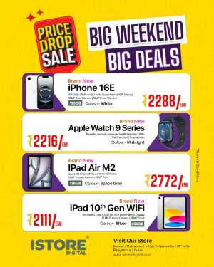 Big Weekend Big Deals In iStore Digital Kannur
