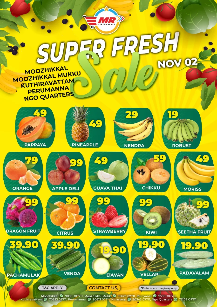 Super Fresh Sale In MR Hypermarket Calicut