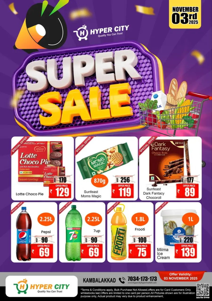 Super sale In Hyper City Hypermarket Wayanad