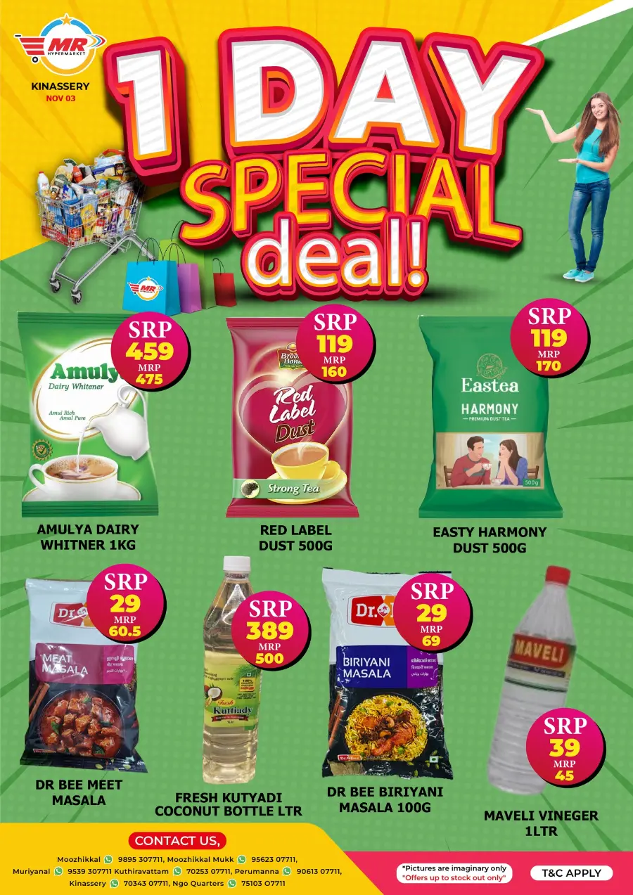 1 Day offer In MR Hypermarket Calicut