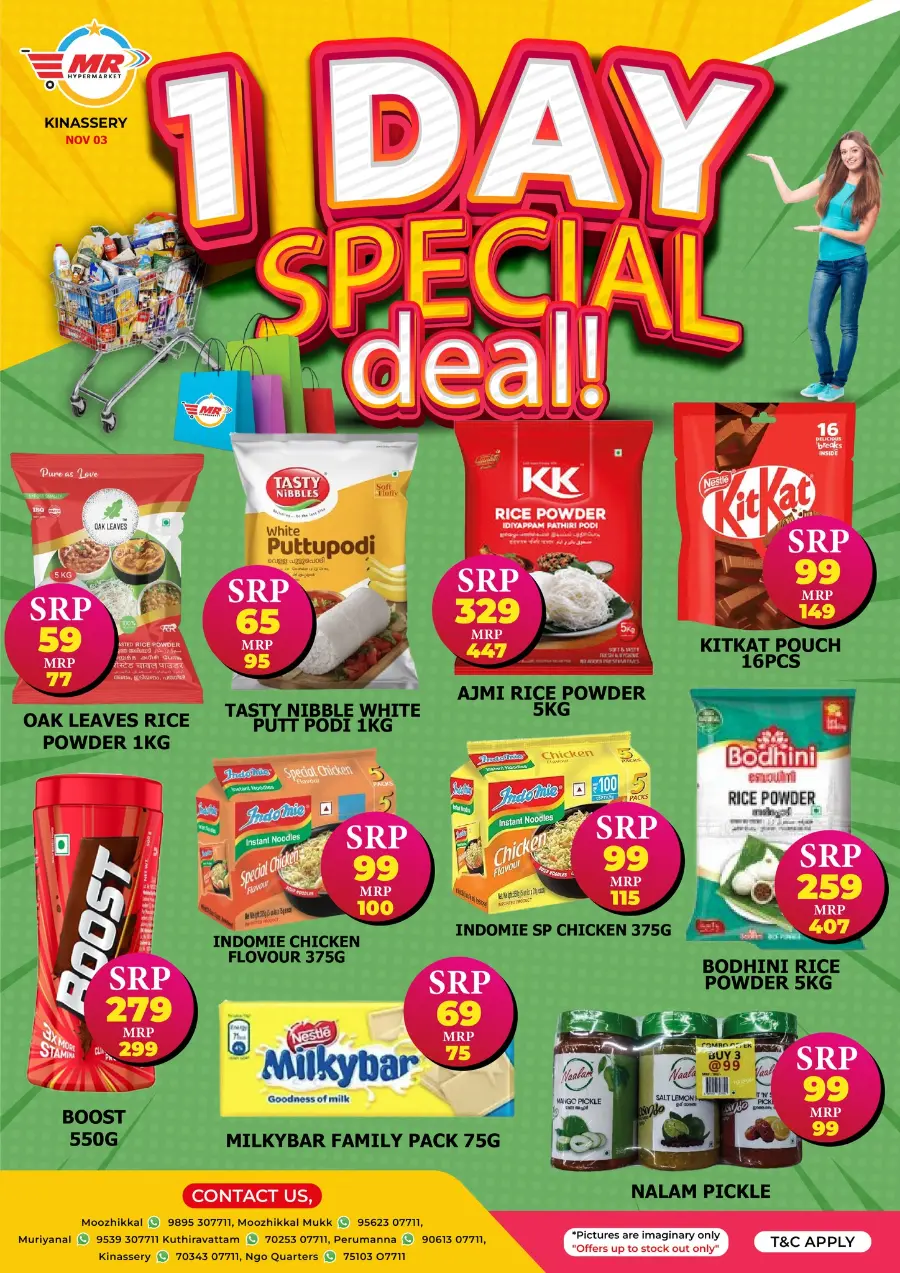 1 Day offer In MR Hypermarket Calicut