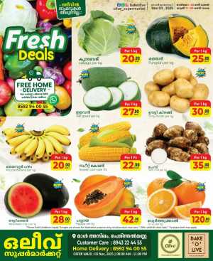 Fresh Deals In OLIVE Supermarket Malappuram