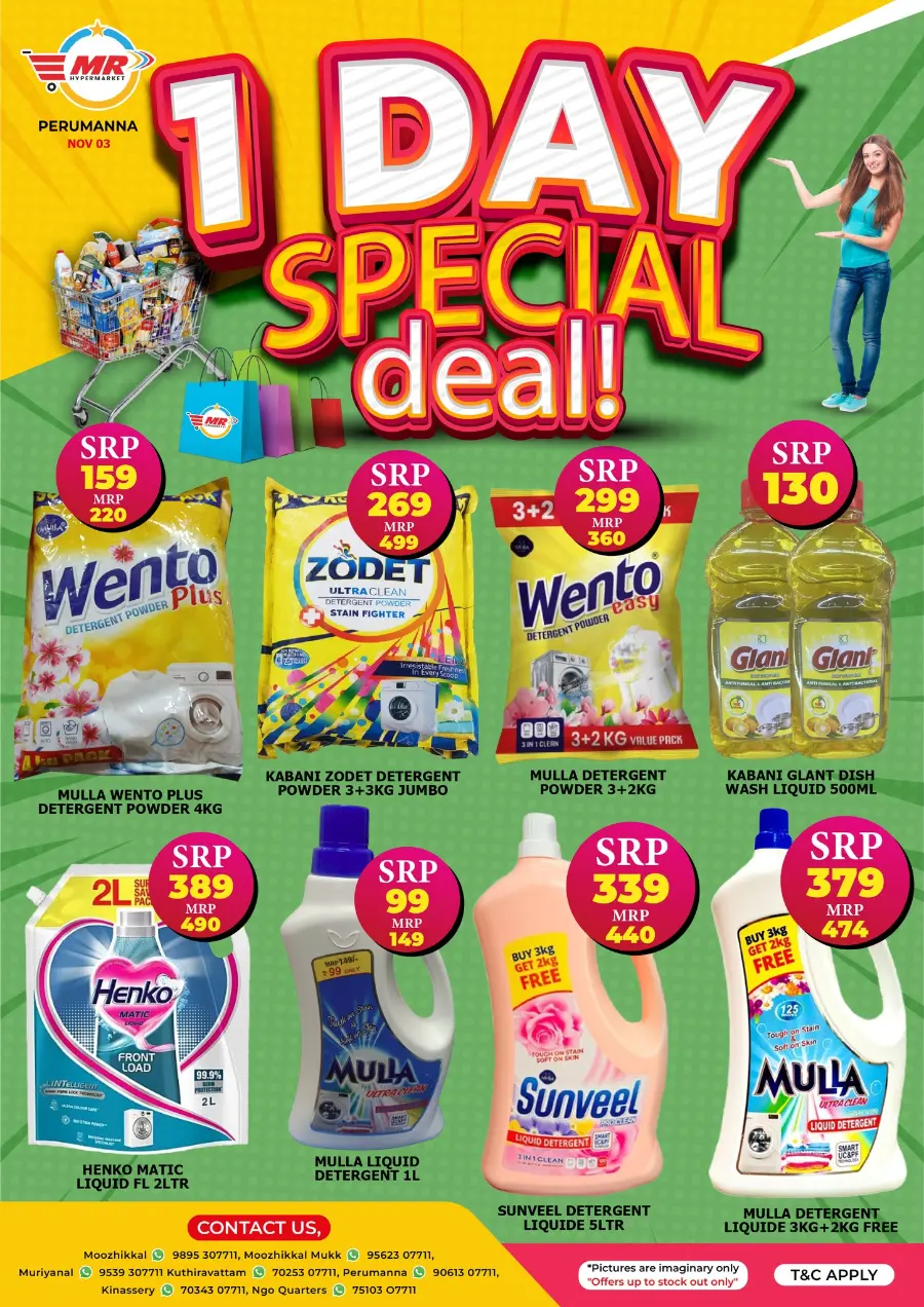 1 Day offer In MR Hypermarket Calicut