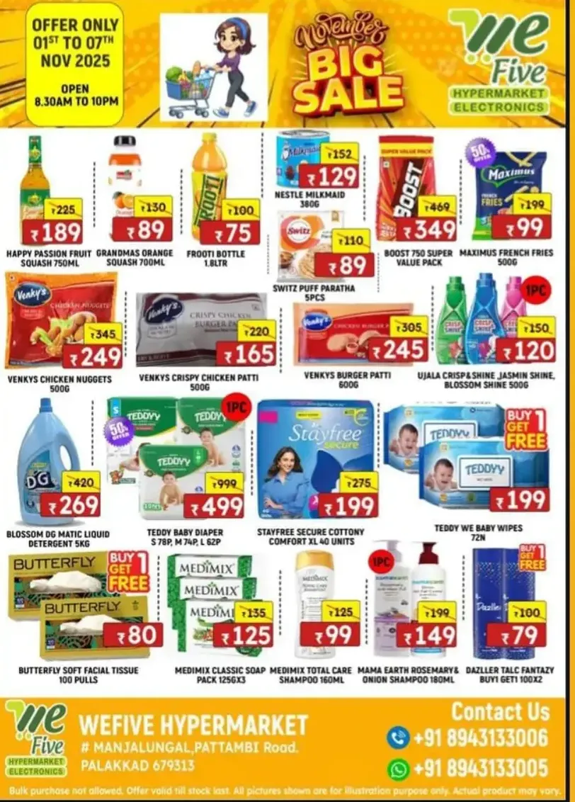 November Super Sale In We Five Hypermarket Palakkad