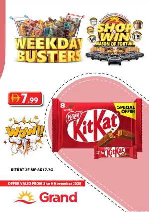 Week Day Busters In Grand Hypermarket Dubai,Sharjah / Ajman