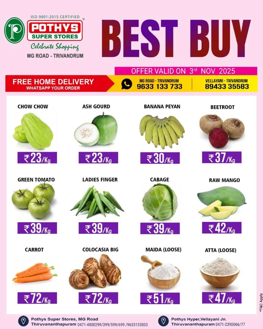 Best buy In Pothys Superstores Trivandrum
