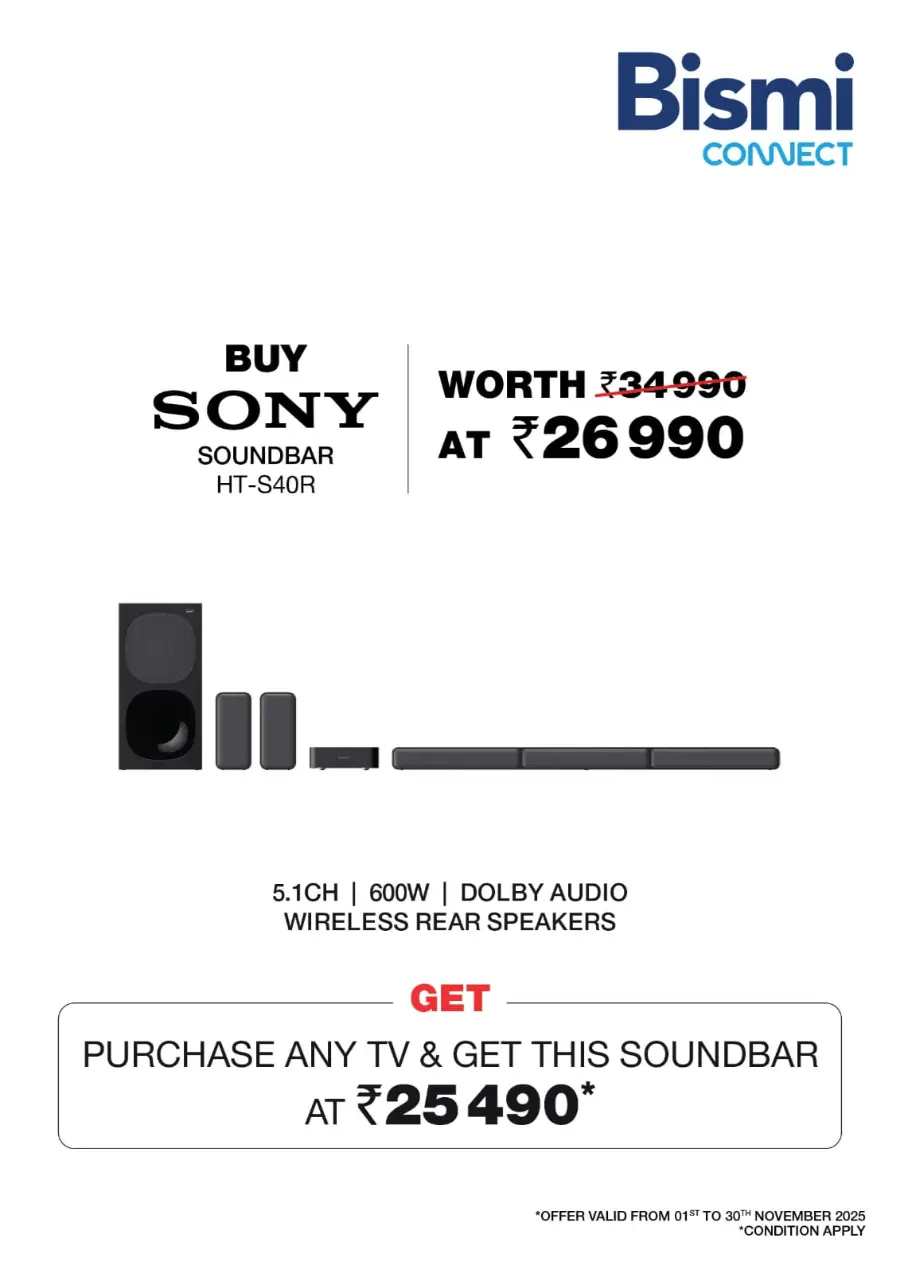 Best Offers on Electronics & Home Appliances In Bismi Connect Calicut