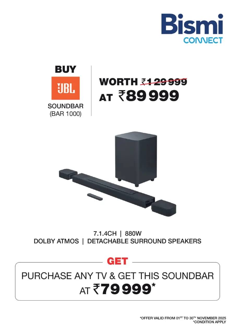 Best Offers on Electronics & Home Appliances In Bismi Connect Calicut