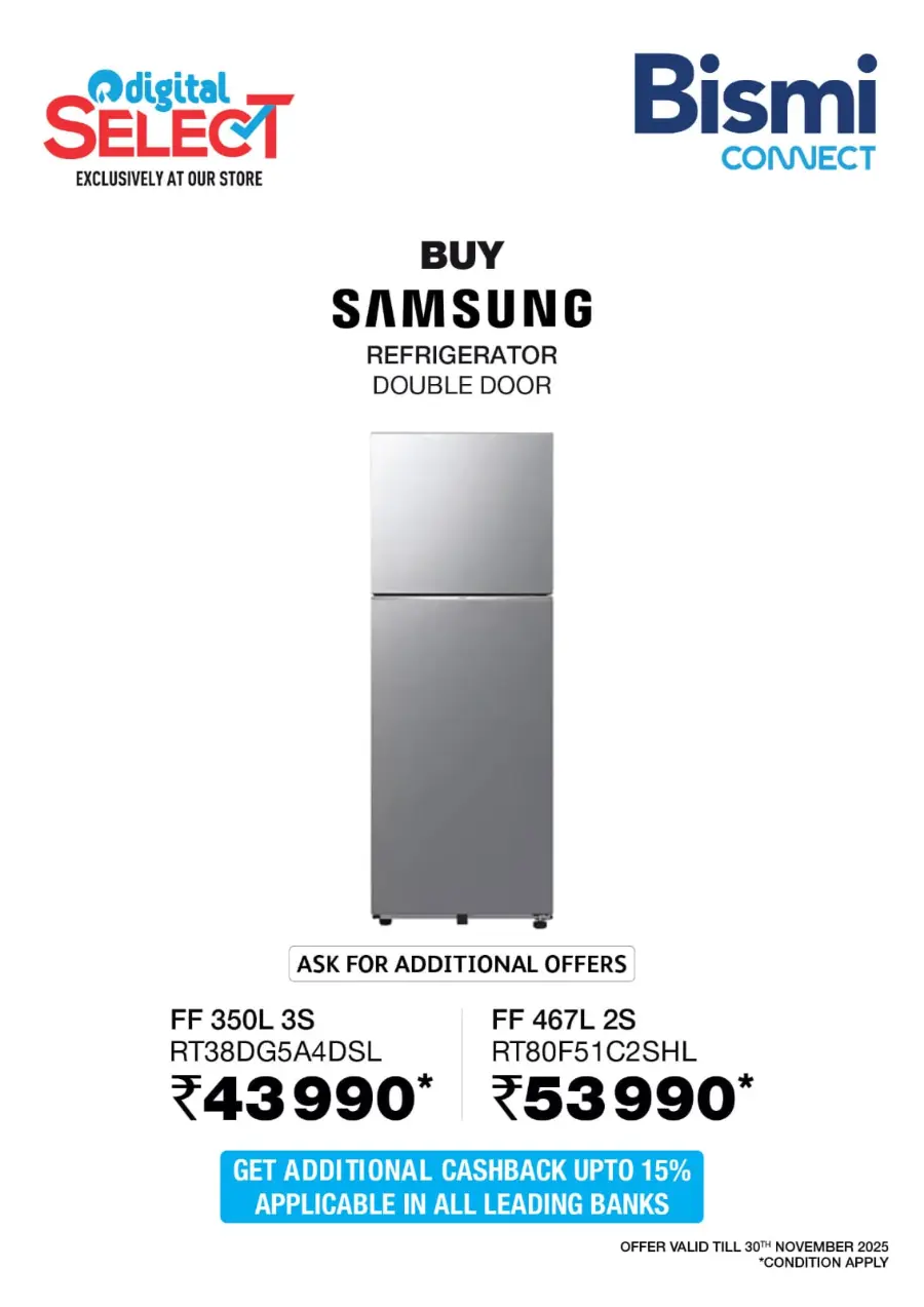 Best Offers on Electronics & Home Appliances In Bismi Connect Calicut