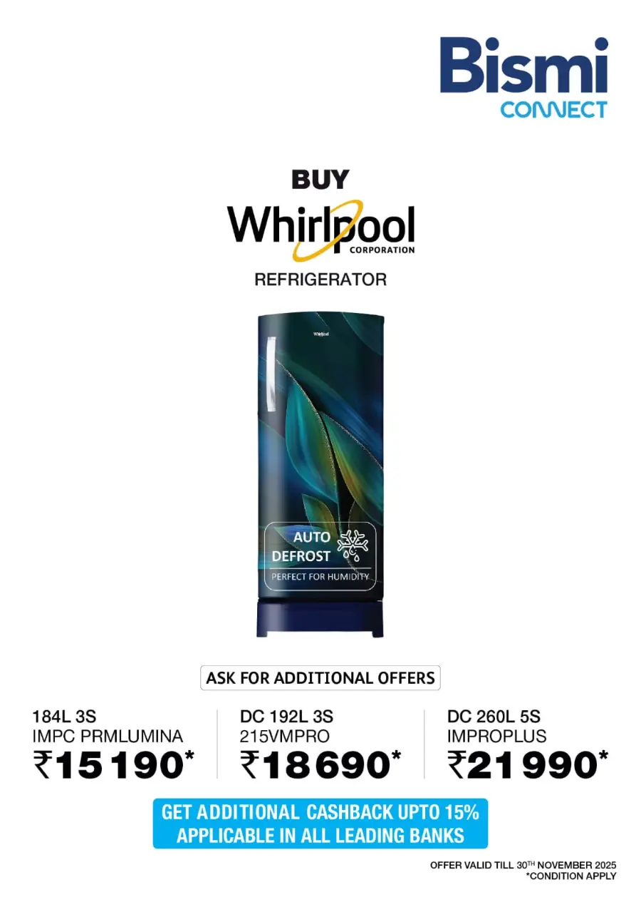 Best Offers on Electronics & Home Appliances In Bismi Connect Calicut