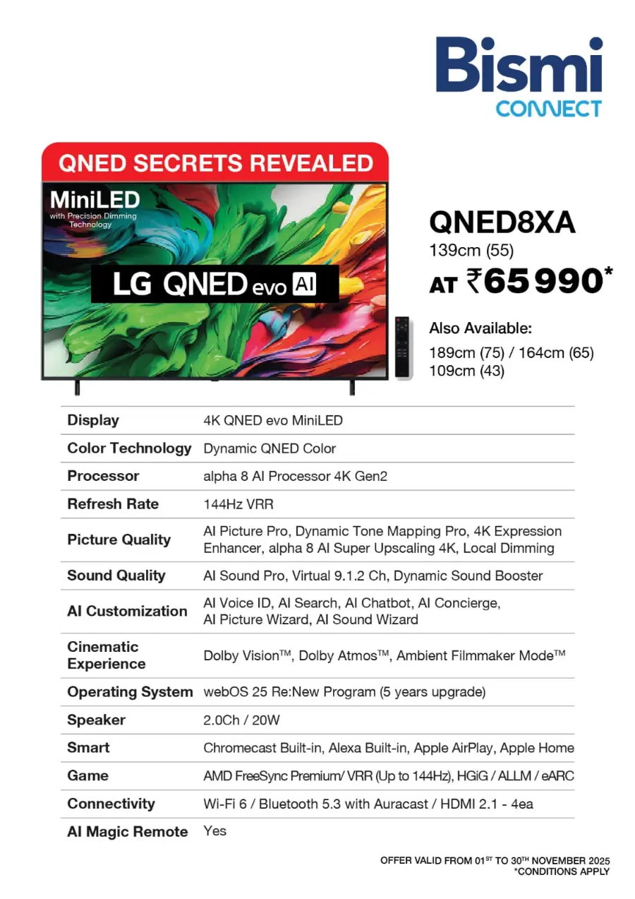 Best Offers on Electronics & Home Appliances In Bismi Connect Calicut