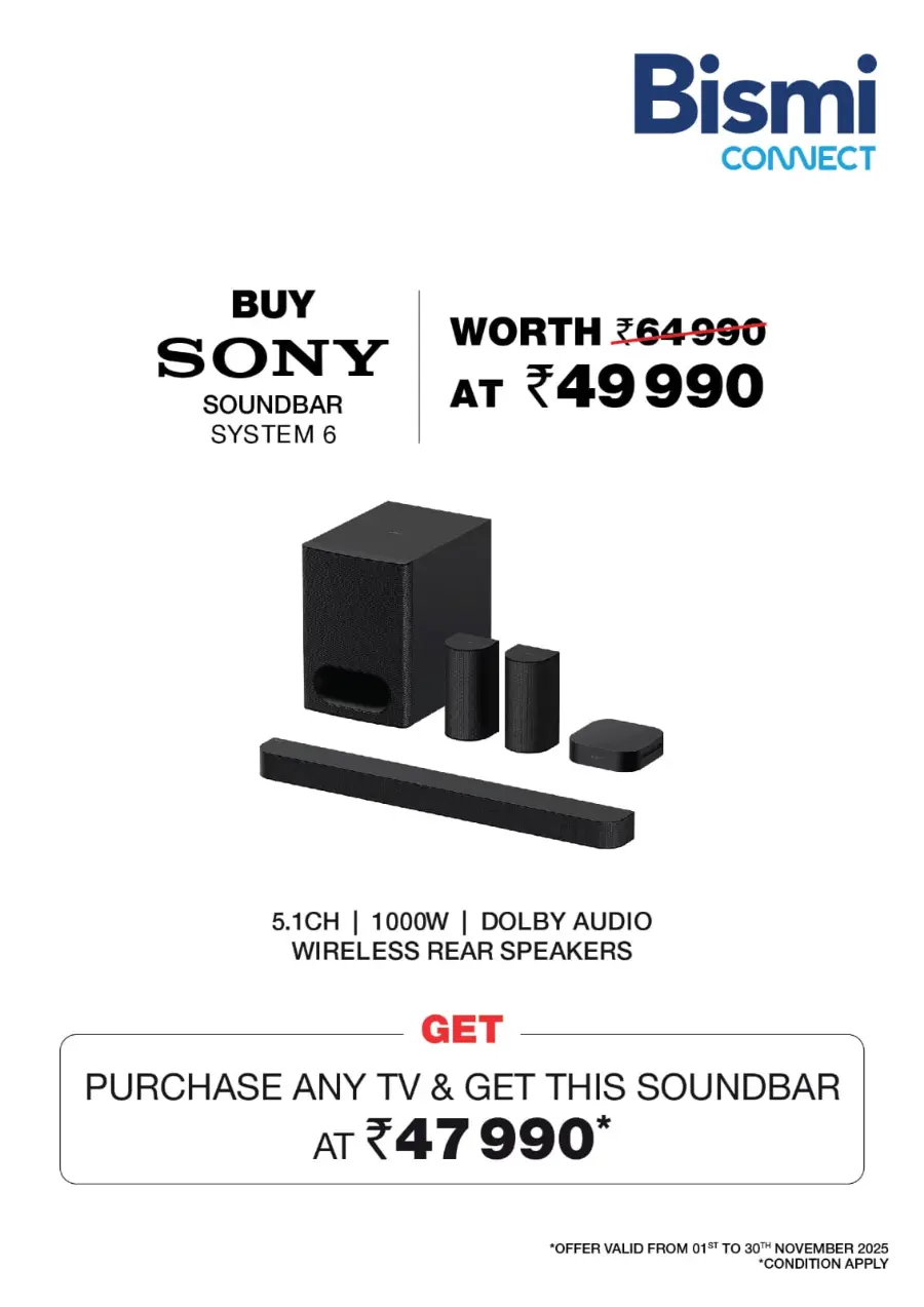 Best Offers on Electronics & Home Appliances In Bismi Connect Calicut