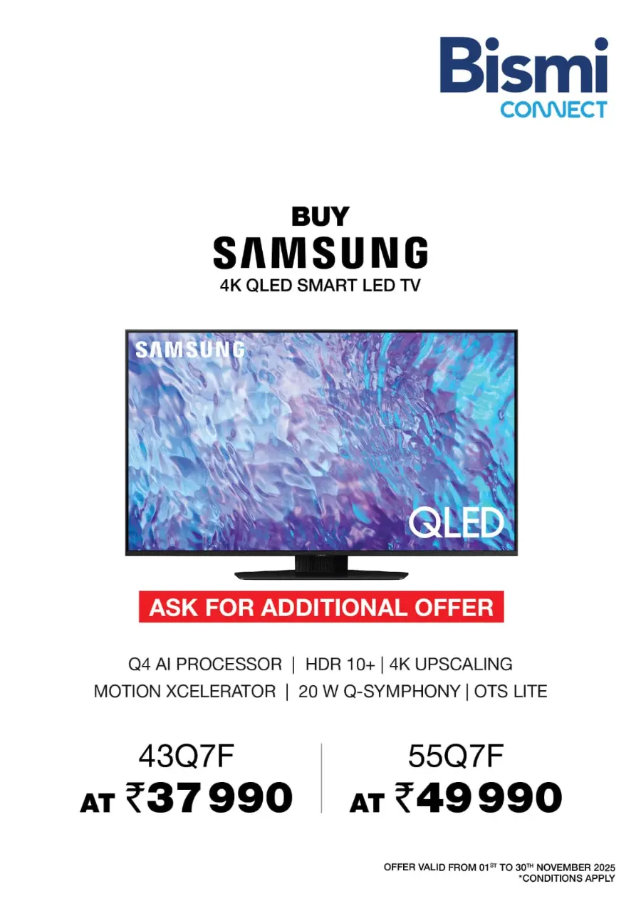 Best Offers on Electronics & Home Appliances In Bismi Connect Calicut