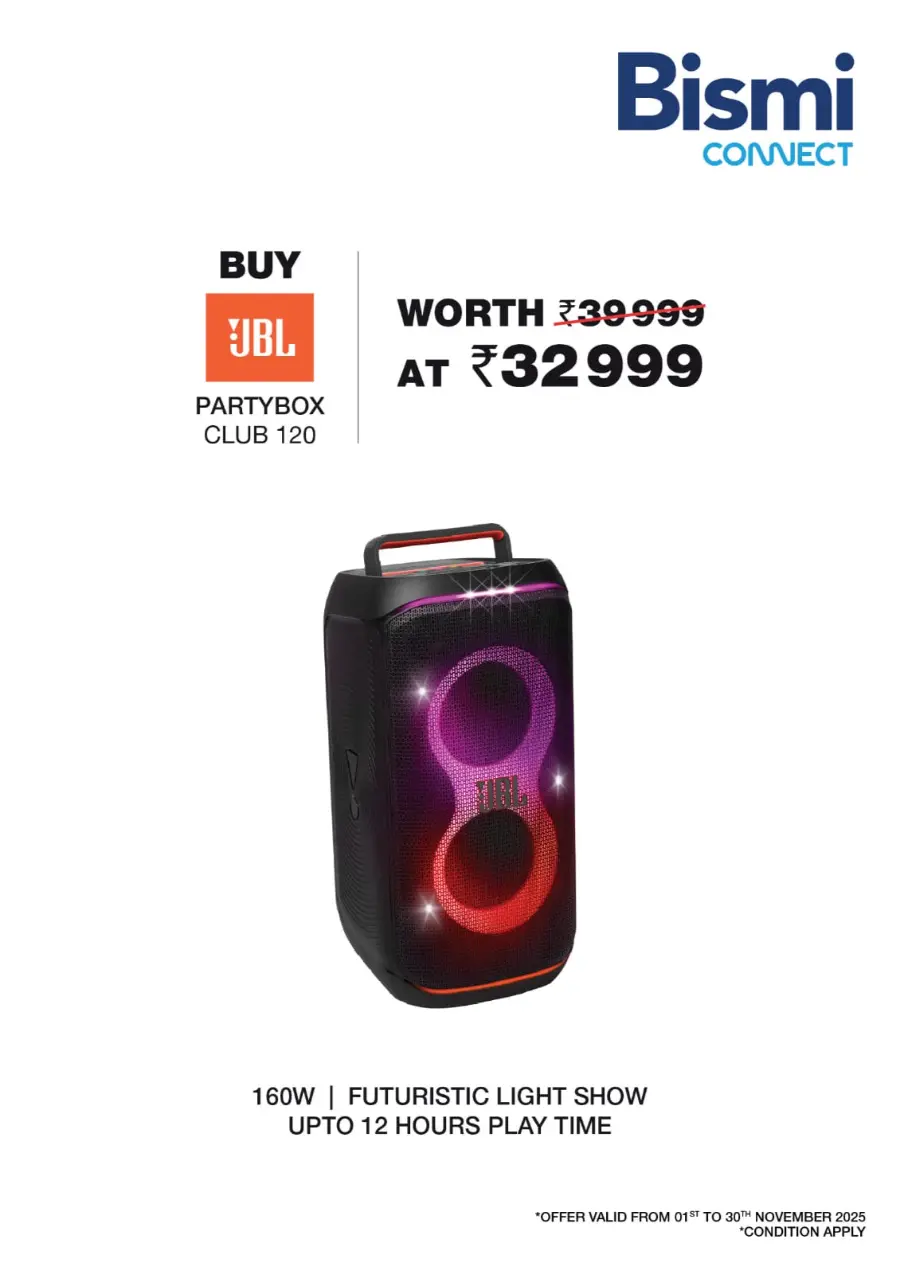 Best Offers on Electronics & Home Appliances In Bismi Connect Calicut