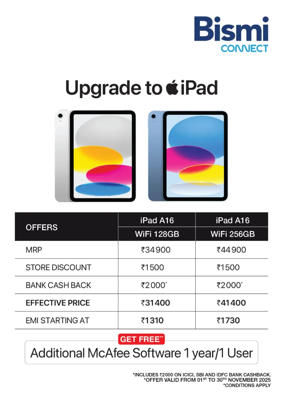 Best Offers on Electronics & Home Appliances In Bismi Connect Calicut