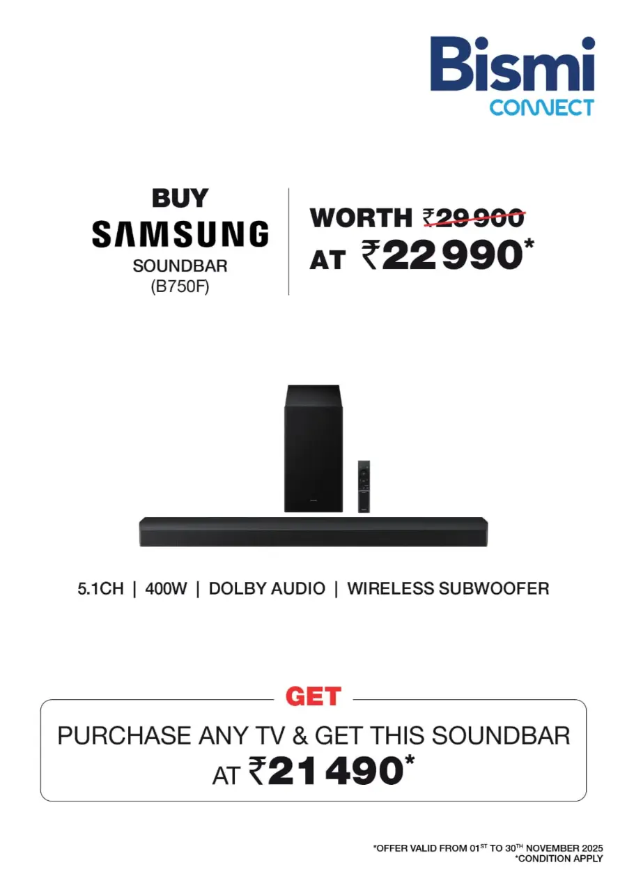 Best Offers on Electronics & Home Appliances In Bismi Connect Calicut