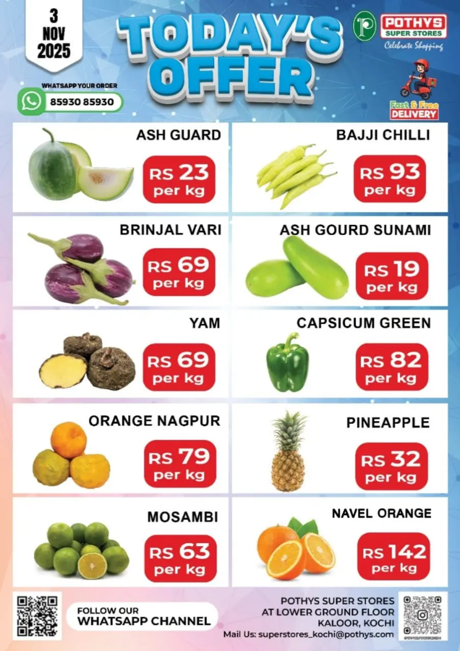 Today offer In Pothys Superstores Ernakulam
