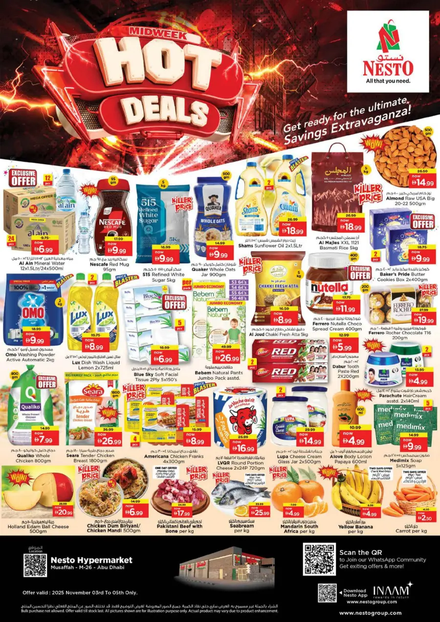 Hot Deals Hot Deals In Nesto Hypermarket Abu Dhabi