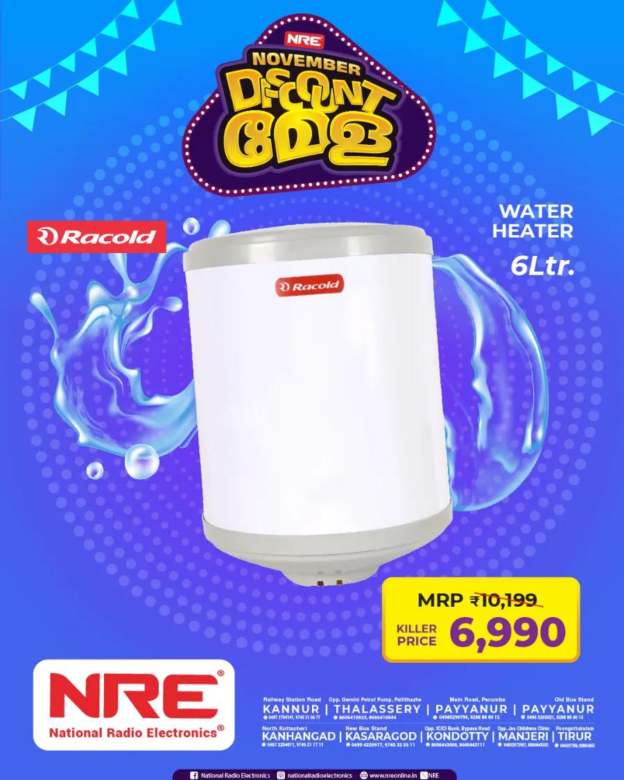 Biggest Discount Sale In NRE Kasaragod