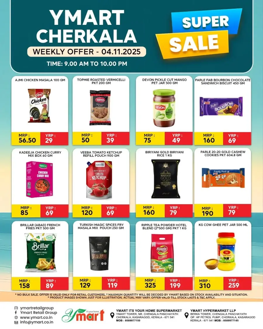 Super Sale In Y Mart Hypermarket Kasaragod