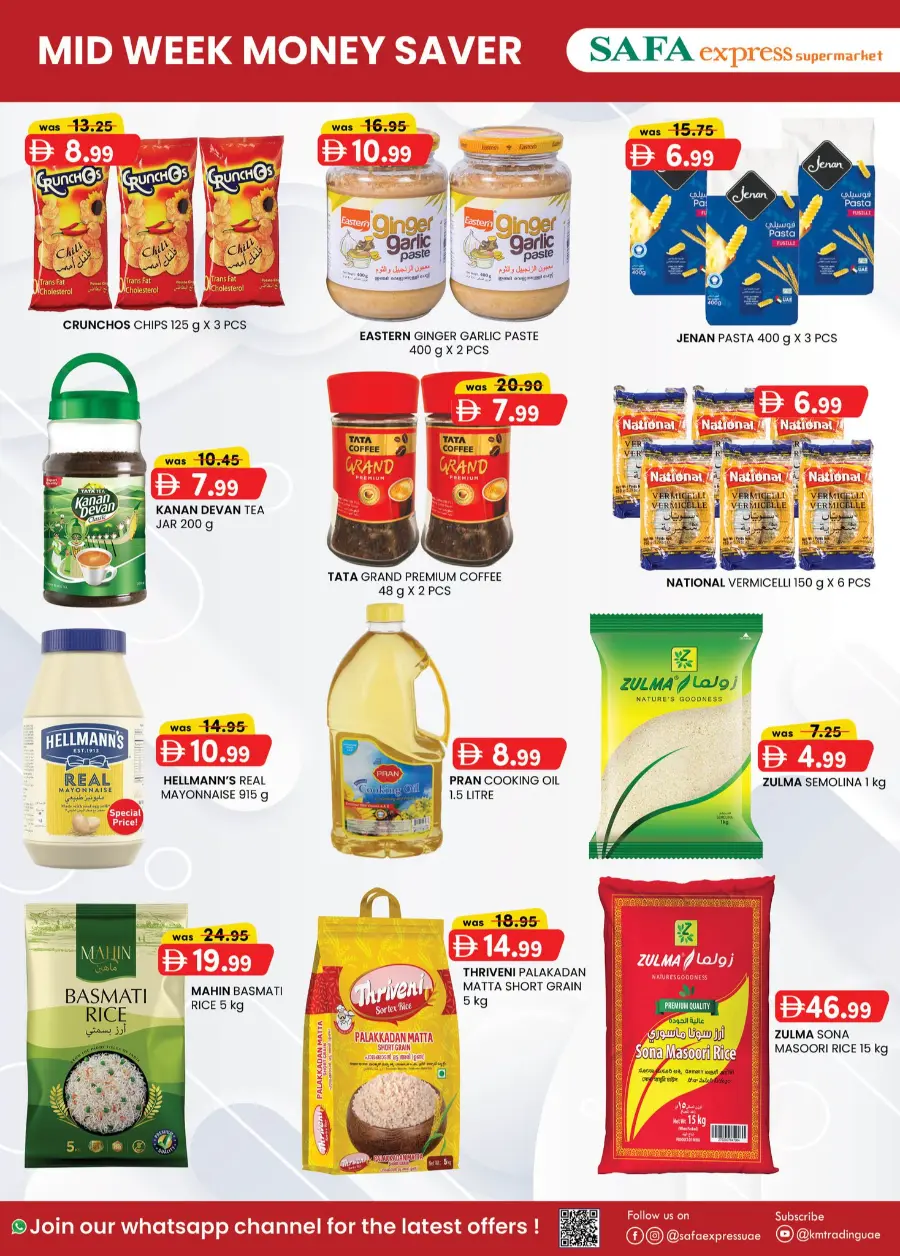 Mid Week Money Saver In SAFA Express Supermarket Abu Dhabi